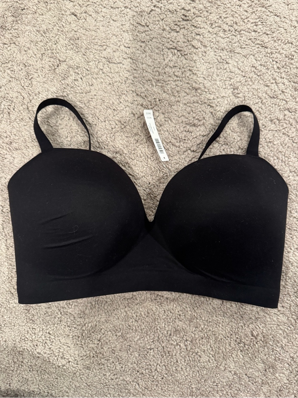 Soma Enbliss Wireless Bra 38DDD Black Full Coverage NWT $48
